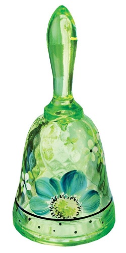01760XX - 4-1/2'' Mini Bell in Key Lime<b><br>Michelle Kibbe Design