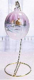 01804LO - 4-1/2'' Limited Edition French Opalescent Ornament