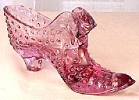 03995PJ - 6'' l. Hobnail Slipper in Blush Rose