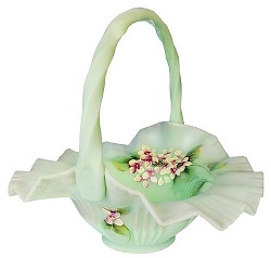 04287FB - 10'' Sunray Bowl in Lotus Mist Burmese