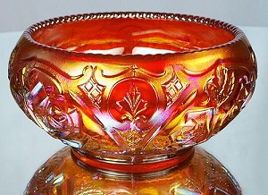 04389RC - 7'' Roses Rosebowl in Carnival
