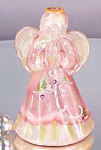 05014KG - 6-1/2'' Angel Girl Figurine in Rosalene