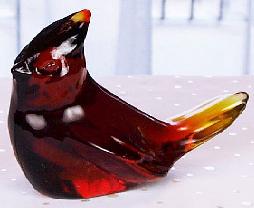 05041RU - 3-1/2'' Ruby Cardinal Figurine