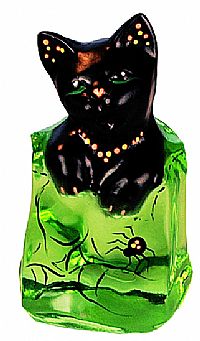 05054TK - 3-1/2'' Cat in the Bag Halloween Figurine