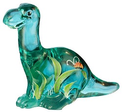 05056IR - 3-1/2'' Dinosaur Figurine in Robin's Egg Blue