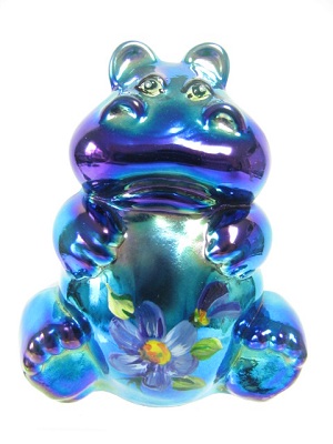 05063FNGALA-1 - "Favrene"Art Glass Hippo (click on picture for full description)