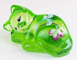 05064R9 - 3-1/2'' Sleeping Cat in Key Lime