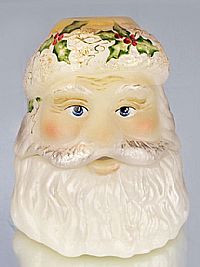 05080MV - 4-3/4'' Santa Head Fairy Light - <b>Limited Edition for 2010