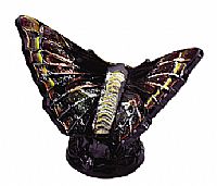 05296H9 - 3'' Black Handpainted Butterfly