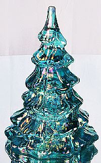05535TJ - 6-1/2'' Tree in Robin's Egg Blue Iridized