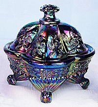 05740XY - 4-3/4'' Embossed Rose Candy Box in Marigold Carnival