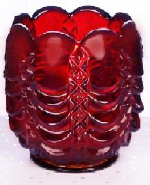 05861RU- Ruby Drapery Votive (click on picture for full description)