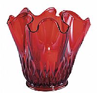 05924RU - 6'' Ruby Swung Diamond Votive