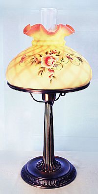 06160E9 - 23'' Student Lamp in Burmese, 2010 Connoisseur Collection