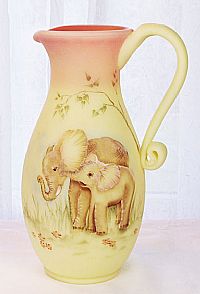 07374MP - 11'' Burmese Pitcher for Mother's Day