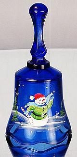 07668WL - 6-1/2'' Coablt Bell "Snowman Frolic"