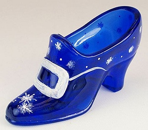07737VR - 4-1/2'' Slipper in Cobalt<br> <b>Michelle Kibbe desig
