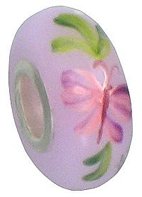 0B003AHPAE - 3/8'' dia. Glass Bead ''Mystic Butterfly''