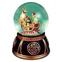 PD010403 - Christmas Sleighride Water Globe