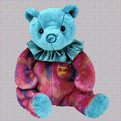 December the Happy Birthday bear - Beanie Baby