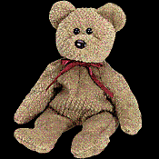 Curly the bear - Beanie Baby