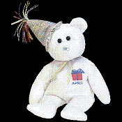 April the birthday bear (2003 Series) - Beanie Baby
