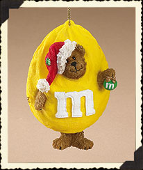 257135MM - M&M's� Yellow Peeker Ornament