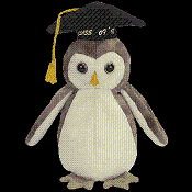 Wise the owl - Beanie Baby