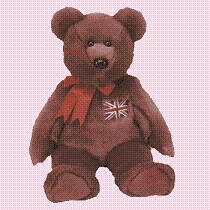 Britannia the bear (UK Exclusive) - Beanie Buddy