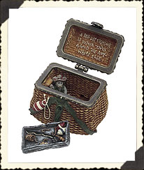 392125 - Opie's Creel Basket with Minnow McNibble