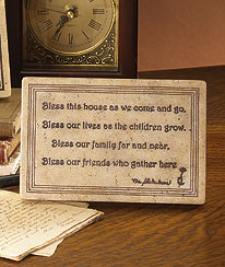 4425 - Bless Our Home Plaque
