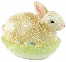 05098H3 - 4 1/2'' Springtime Glitter Mini-Bunny Box