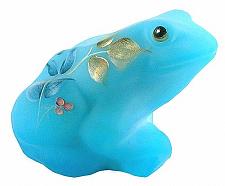 5274F4 - "Pond Buddies" Sky Blue 2 1/2'' Frog