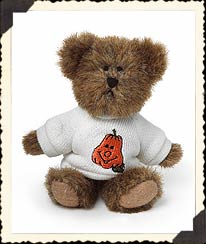 567047 - Pumpkin Bear, White Sweater