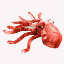 Wiggly the octopus - Beanie Baby