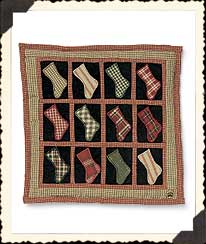 6822 - 	Mindy's The Stockings Were Hung Quilt