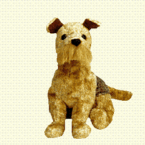 Whiskers the dog - Beanie Baby