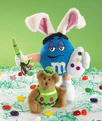 9190003 - Eggelbeary with the Blue M&M's Bunny