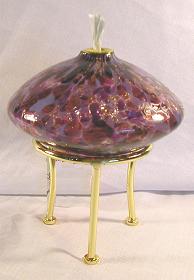 GEOL0001 - Glass Eye Oil Lamp (stand not included)