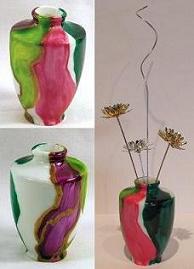 HPMV0002-Hand Painted Mini Vase (click picture for details)