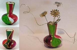 HPMV0003-Hand Painted Mini Vase (click picture for details)
