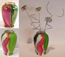 HPMV0004-Hand Painted Mini Vase (click picture for details)