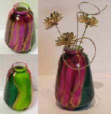 HPMV0005-Hand Painted Mini Vase (click picture for details)