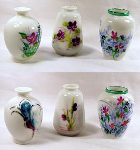 HPMV0014-Hand Painted Mini Vase (Set of 3)