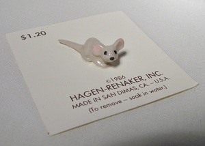 HR180-1 - <B>VINTAGE</B> Baby Mouse, on card (click on picture for full description)