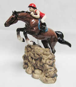HR3326 -"Specialities Collection" - Jumping Horse with Rider (click on picture for full details)