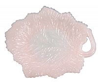 K5118SL - 11-1/4'' dia. Pale Pink Leaf Plate