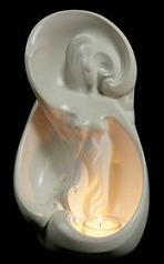 MH-504 - Kuan Yin, Candle Lamp