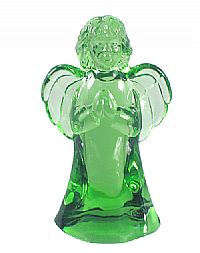 X5034ZL - 5'' Fenton Gift Shop Fern Green Angel