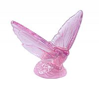 X5269PJ - 3'' Fenton Gift Shop Madras Pink Butterfly